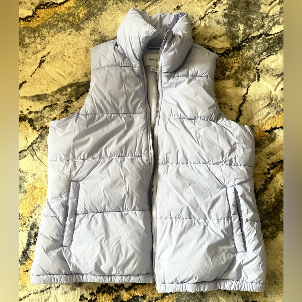 Lavender Old Navy Puffer Vest